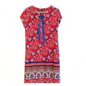 Floral print midi dress